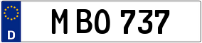 Truck License Plate